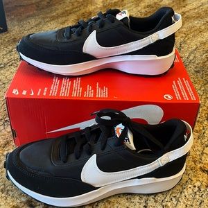 New Nike Waffle Debut shoe—black